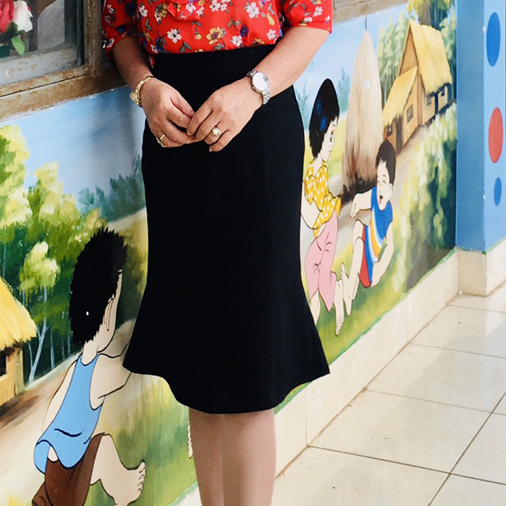 Chân Váy Công Sở New Design Thiết Kế Dáng Váy chữ A, Dài Qua Gối , Tôn Dáng Sang Trọng, Vải Tốt co Giãn CV0053