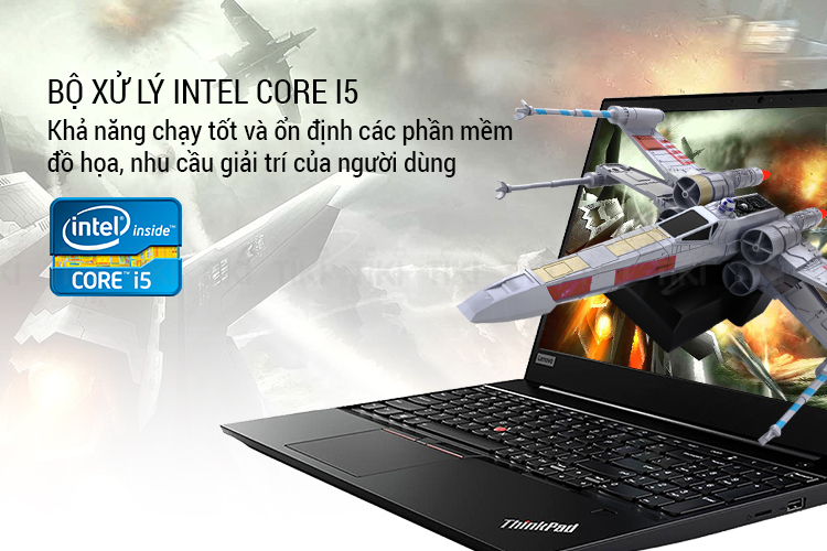 Laptop Lenovo ThinkPad Edge E580 20KS005PVN Core i5-8250U/Win10 (15.6 inch) - Hàng Chính Hãng (Black)