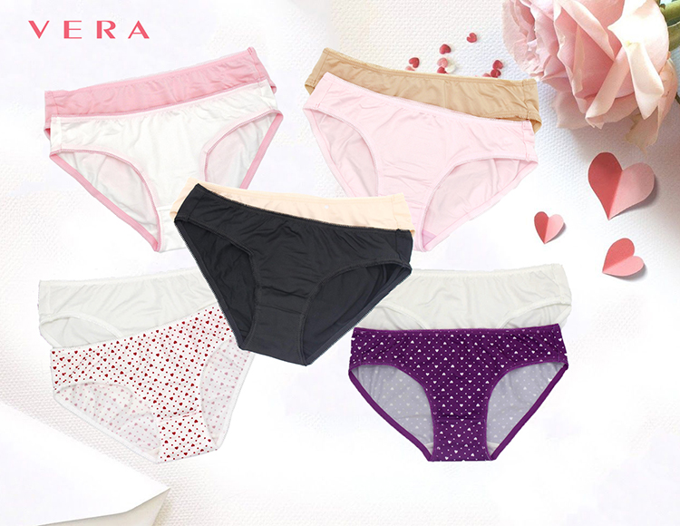 Combo 10 Quần Lót Nữ VERA 6324 - Giao Họa Tiết Ngẫu Nhiên