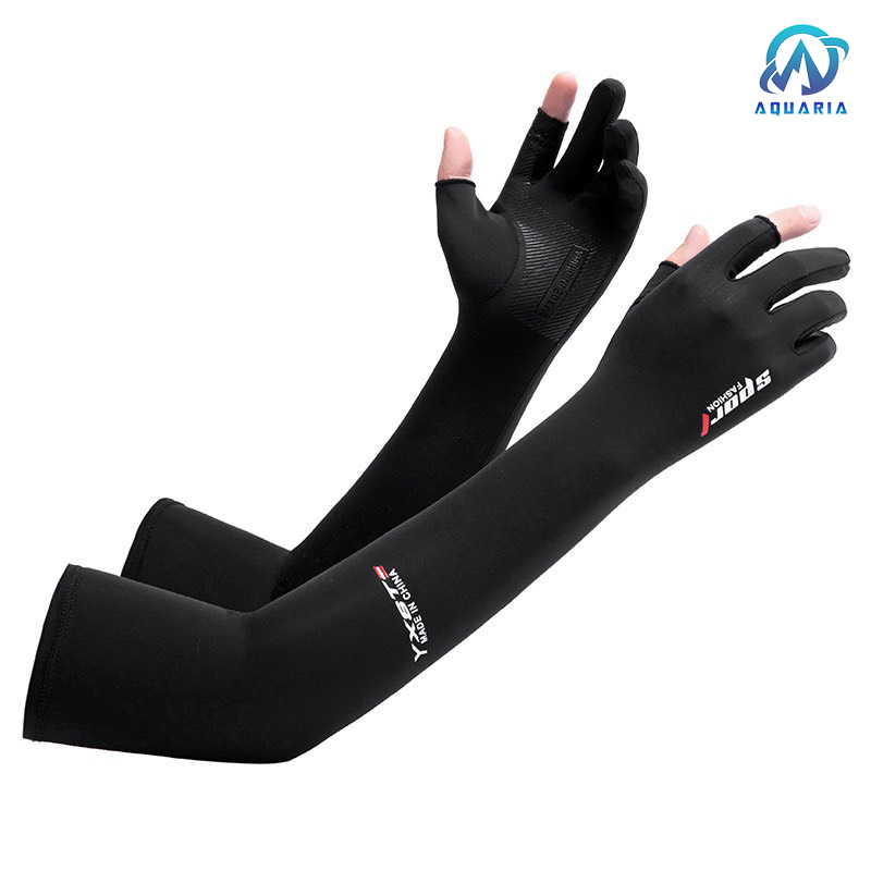 Găng Tay Bao Tay Ống Chống Nắng Cao Cấp Unisex Sport Chống Trượt Hở Ngón