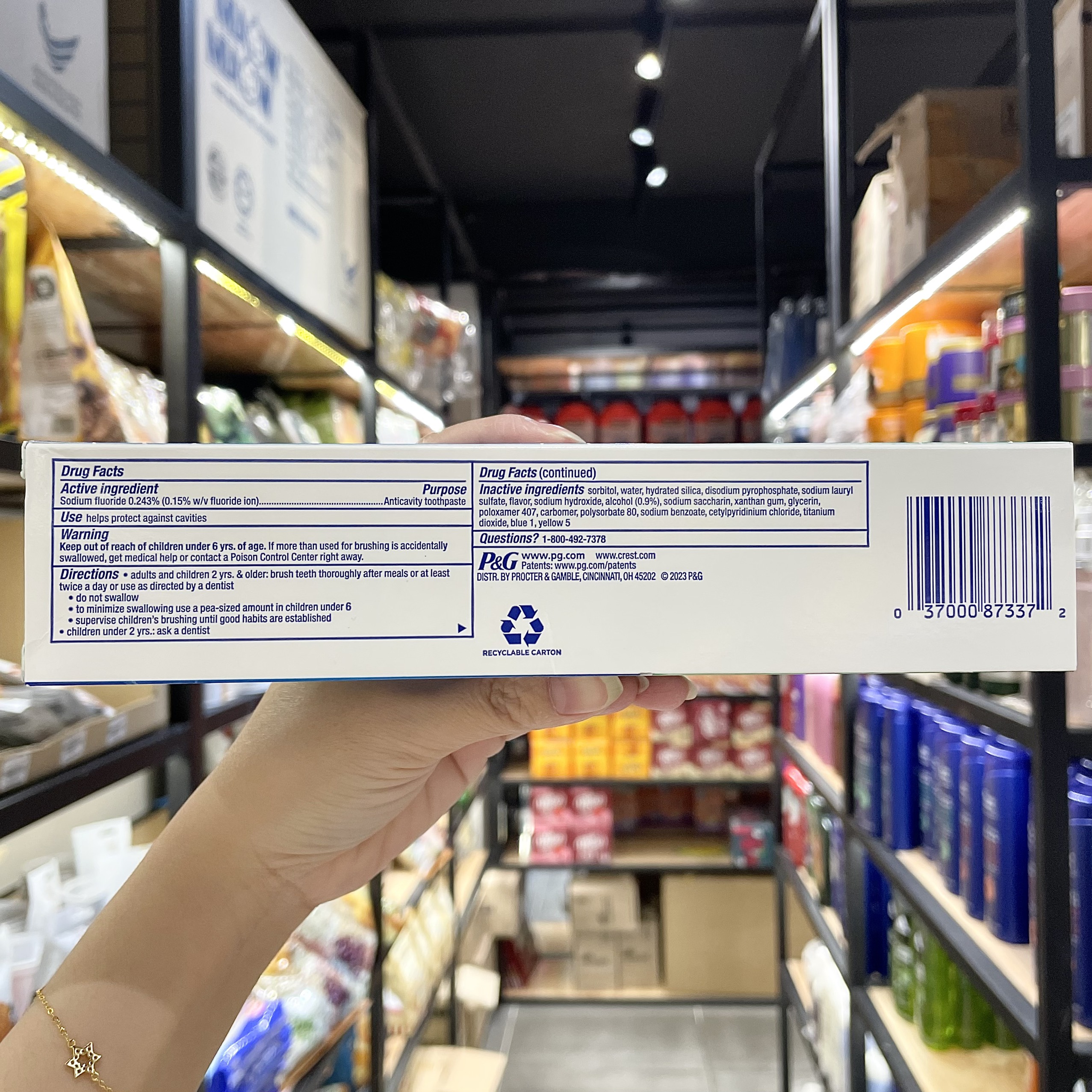 SET KEM ĐÁNH RĂNG CREST COMPLETE MULTI BENEFIT EXTRA  HƯƠNG TƯƠI MÁT 232Gx5