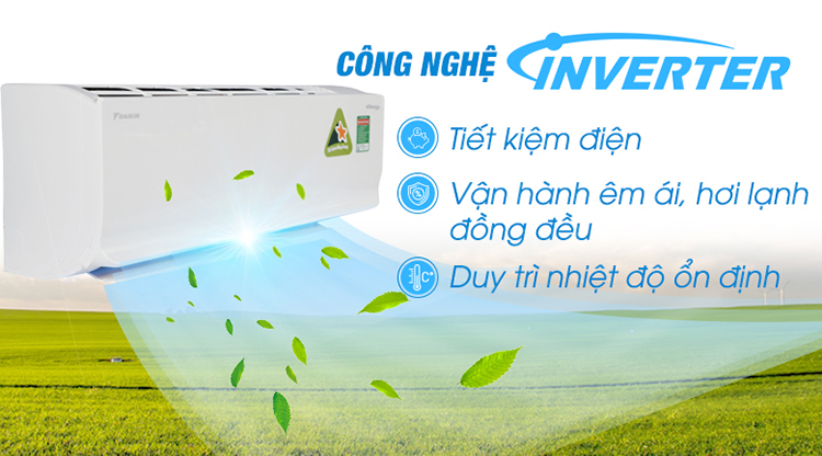 Máy lạnh Daikin FTHF35RVMV - 2 chiều, Inverter, 12000BTU - Hàng Chính Hãng