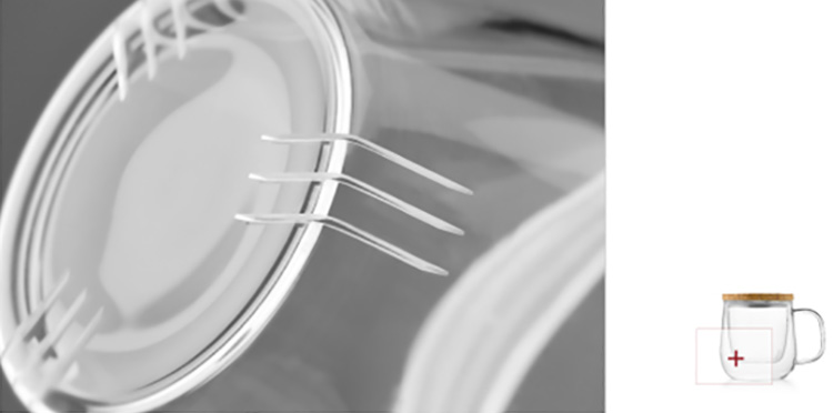 Ly Lọc Trà Hoa Thủy Tinh Samadoyo S026A (380ml)