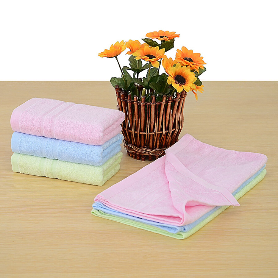 Combo 3 Khăn Mặt Bamboo