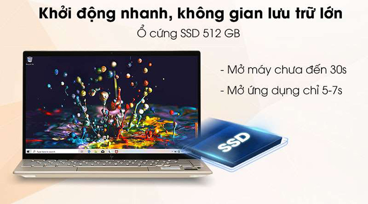 Laptop HP Envy 13-ba0047TU 171M8PA (Core i7-1065G7/ 8GB/ 512GB SSD/ 13.3FHD/ Win10 + Office) - Hàng Chỉnh Hãng