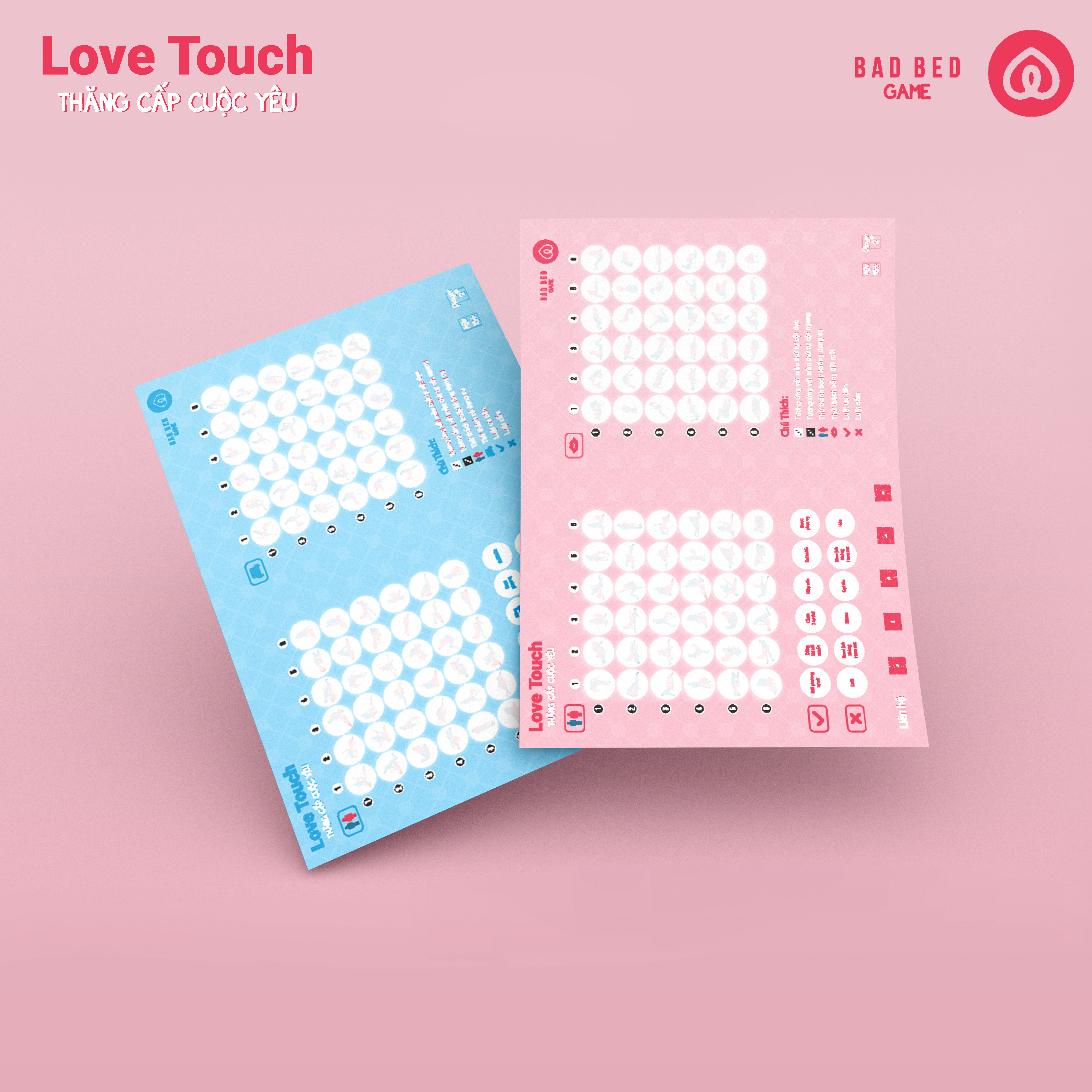 Bảng game Bad Bed trò chơi drinking game nâng tầm cảm xúc cho các cặp đổi yêu nhau