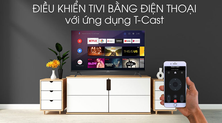 Smart Tivi TCL 32 inch L32S66A - Hàng chính hãng