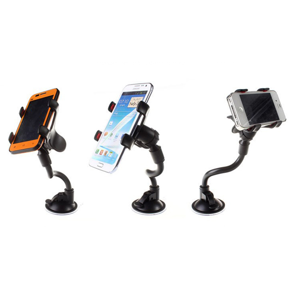 Đế Hít Kẹp Điện Thoại Xoay 360 Độ - Màu Đen