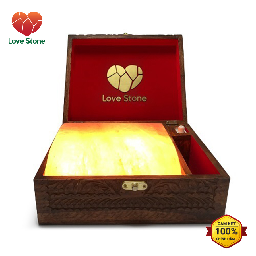 hộp đá muối massage chân love stone phiên bản classic 3