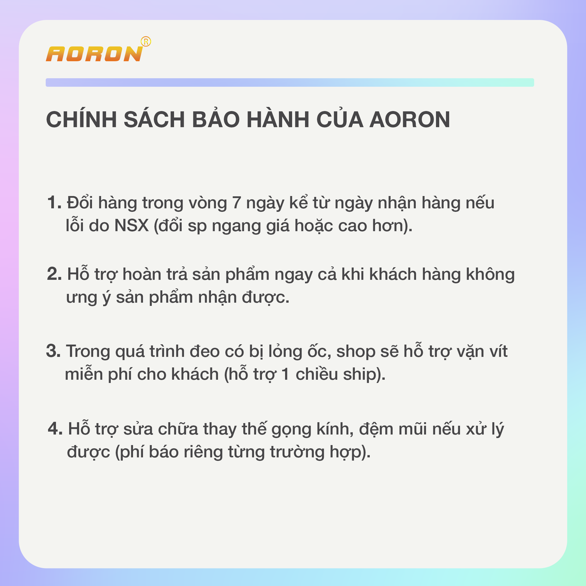 kính trẻ em aoron, kính chống ánh sáng xanh bảo vệ mắt cho bé có đuôi gài 11