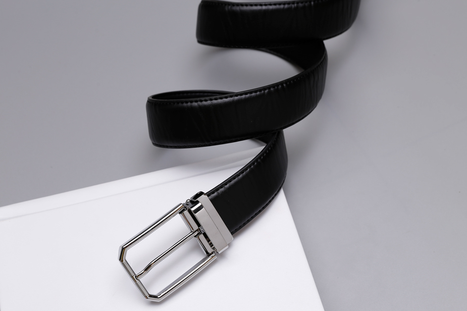 Thắt Lưng Nam Da Bò 4U T180T - Đen