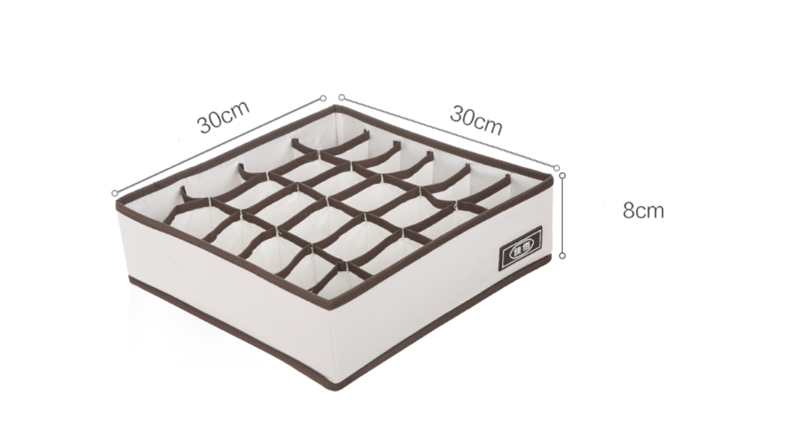 Hộp Đựng Đồ Lót / Vớ Chất Liệu Vải Oxford Jiahe (24 Ngăn)