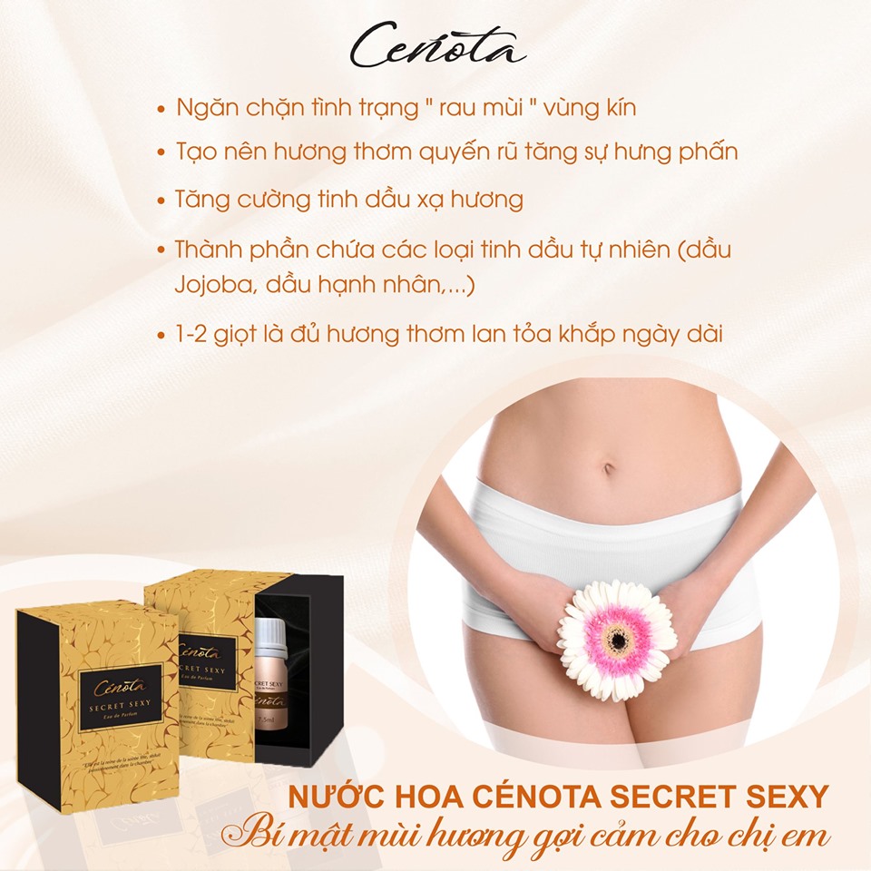 Nước hoa vùng kín Cenota - 0988370656