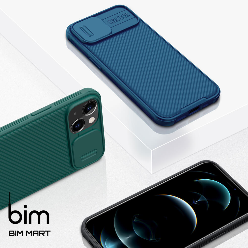 Ốp Nillkin Camshield bảo vệ Camera cho iPhone 13 - Hàng nhập khẩu