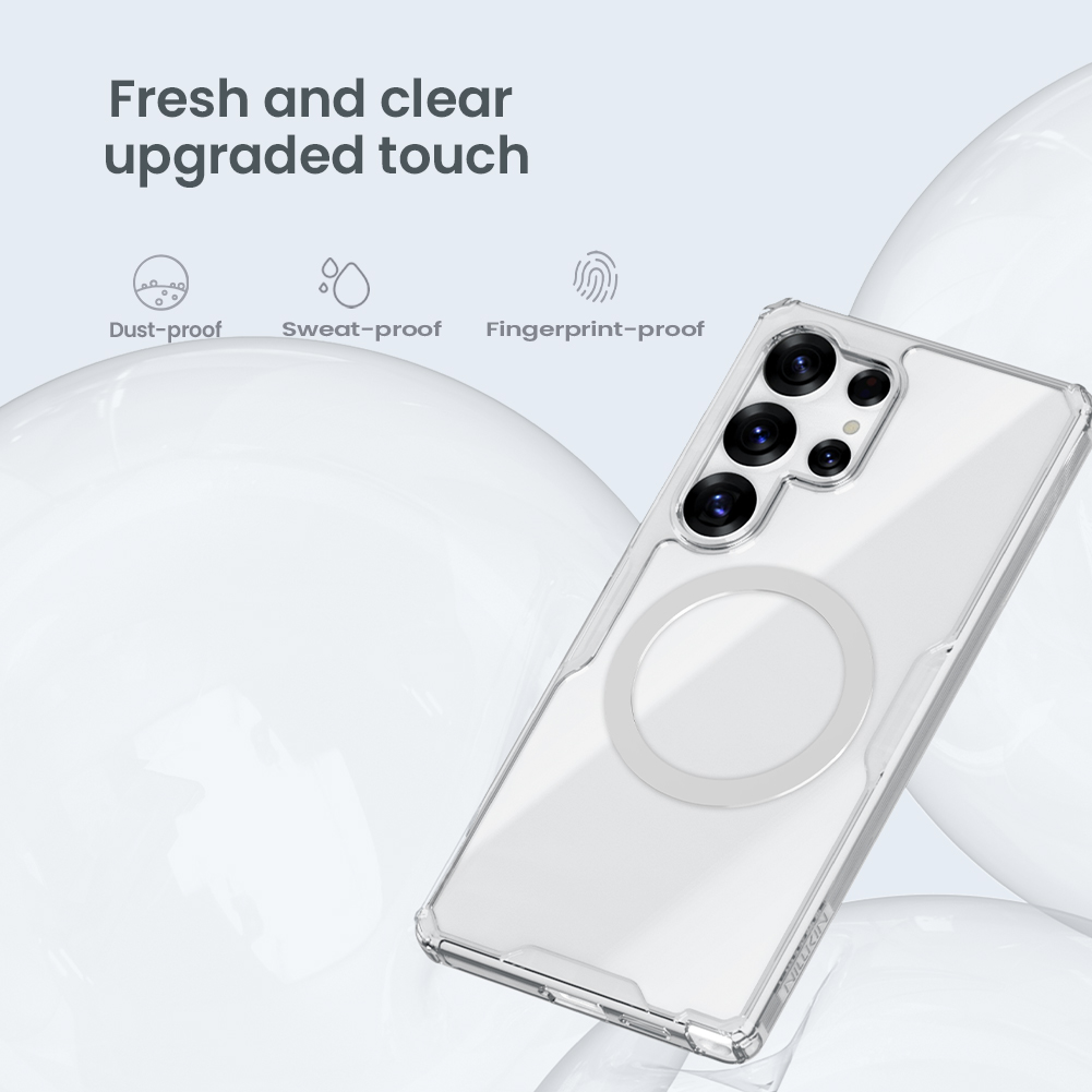 Ốp Lưng Nillkin Nature TPU Pro Magnetic Case cho Samsung Galaxy S25 Ultra - Hàng Chính Hãng