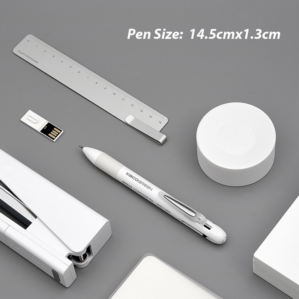 Bút ký Xiaomi KACO 4 Trong 1 Đa Chức Năng 0.5mm 3 Màu