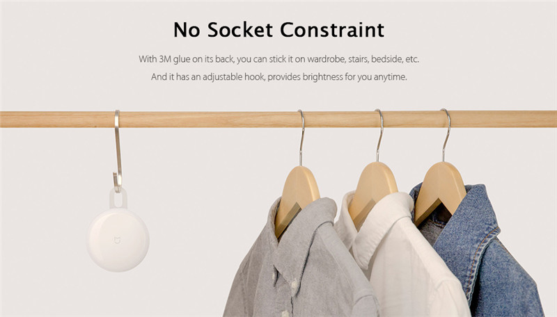 Mijia Photosensitive and IR Sensor Night Light  Extraordinary Sensing Function  Extremely Low Power Consumption  Wide Application