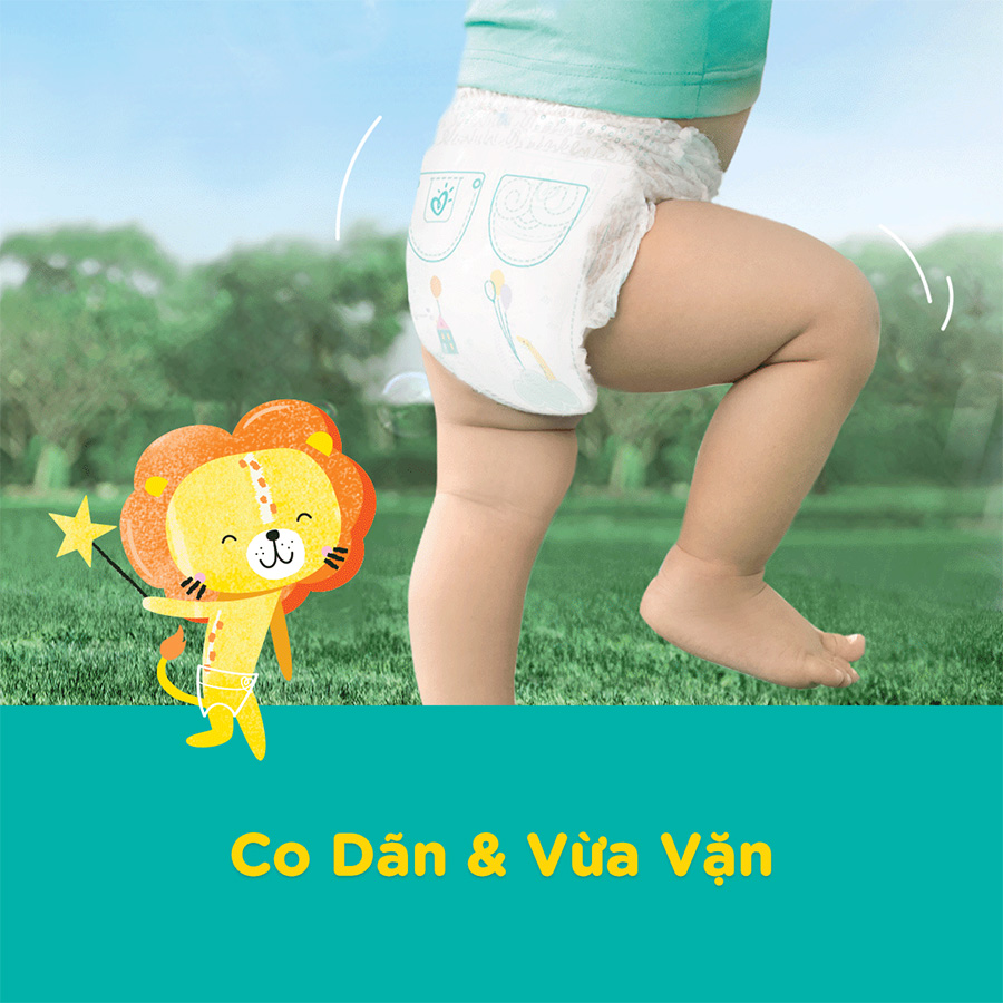 Combo 3 tã Quần Pampers Điều Hoà Gói Lớn L60 (9-14kg)