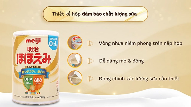 Sữa cho trẻ sơ sinh 0-12 tháng tuổi Meiji Nhật