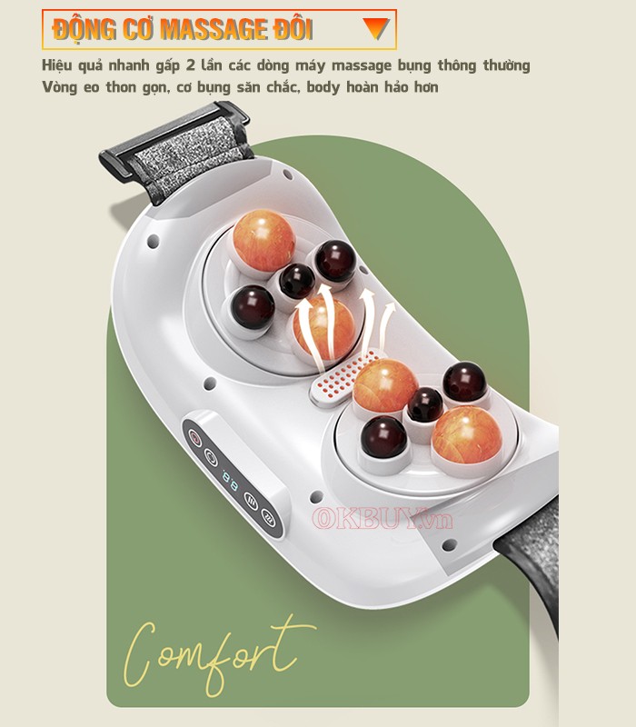 Máy massage bụng Nikio NK-166DC