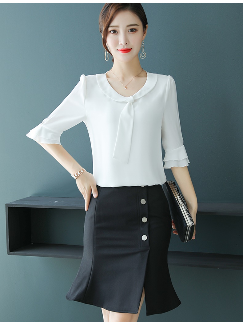 Lịch Sử Giá Áo Sơ Mi Nữ Kiểu Công Sở Tay Lỡ Cổ Tròn 1 Nơ - Mã Ssl1232 -  Đang Giảm ₫80,000 Tháng 8/2023 - Beecost