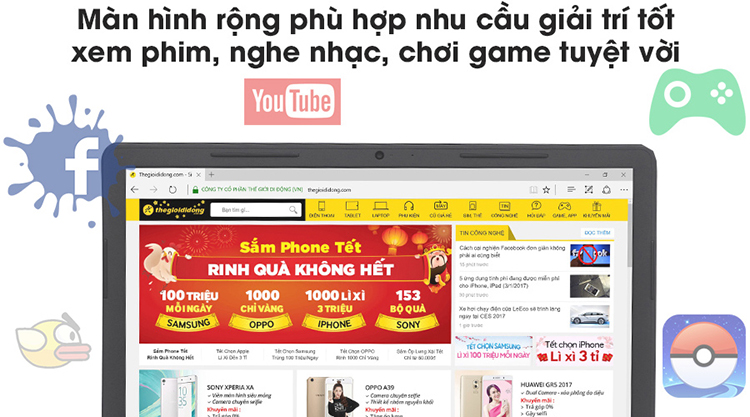 Laptop Dell Inspiron N3567D P63F002 - CORE I3 6006 (15.6inch)-(Black) - Hàng Chính Hãng Laptop Dell Inspiron N3567D P63F002 - CORE I3 6006 (15.6inch)-(Black) - Hàng Chính Hãng