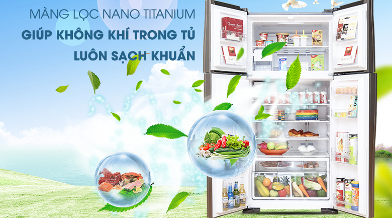 Tủ Lạnh Inverter Hitachi R-W660FPGV3X-GBW (540L)
