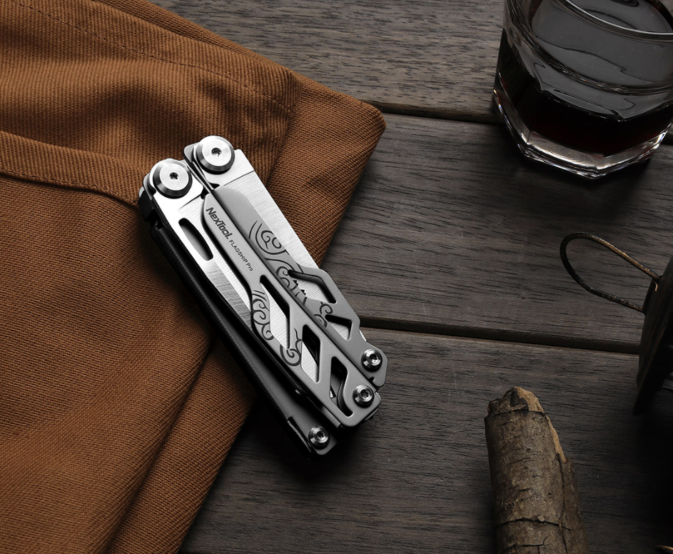 Xiaomi NexTool Flagship Pro Special EDC Outdoor Hand Set 16 IN 1 Multi-Tool Pliers Folding Knife Screwdriver Can Opener Version