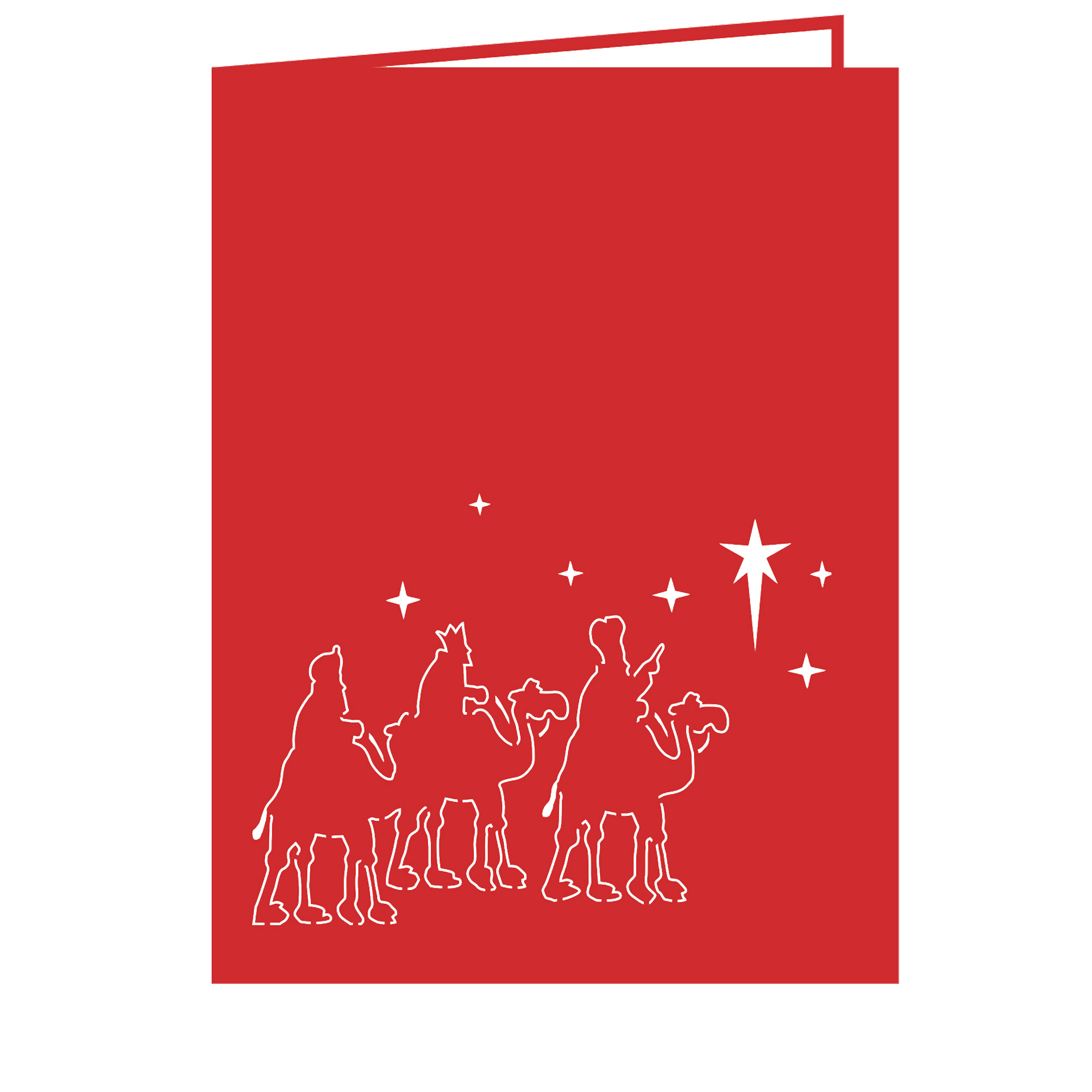 Thiệp 3D pop up giáng sinh Ba Vua - bìa ngoài