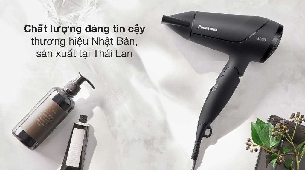 Máy sấy tóc Panasonic EH-ND65-K645 – Công suất tương đương 2300W – Sấy nóng lạnh – Đầu sấy tạo kiểu 11mm – Hàng chính hãng