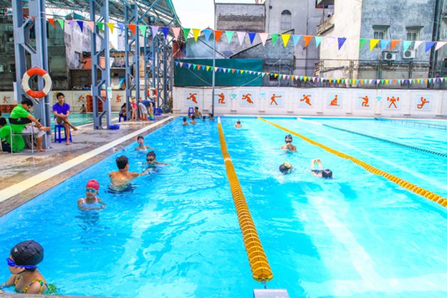 HN - 03 lượt bơi tại Hệ thống Bể bơi Bốn Mùa Olympia