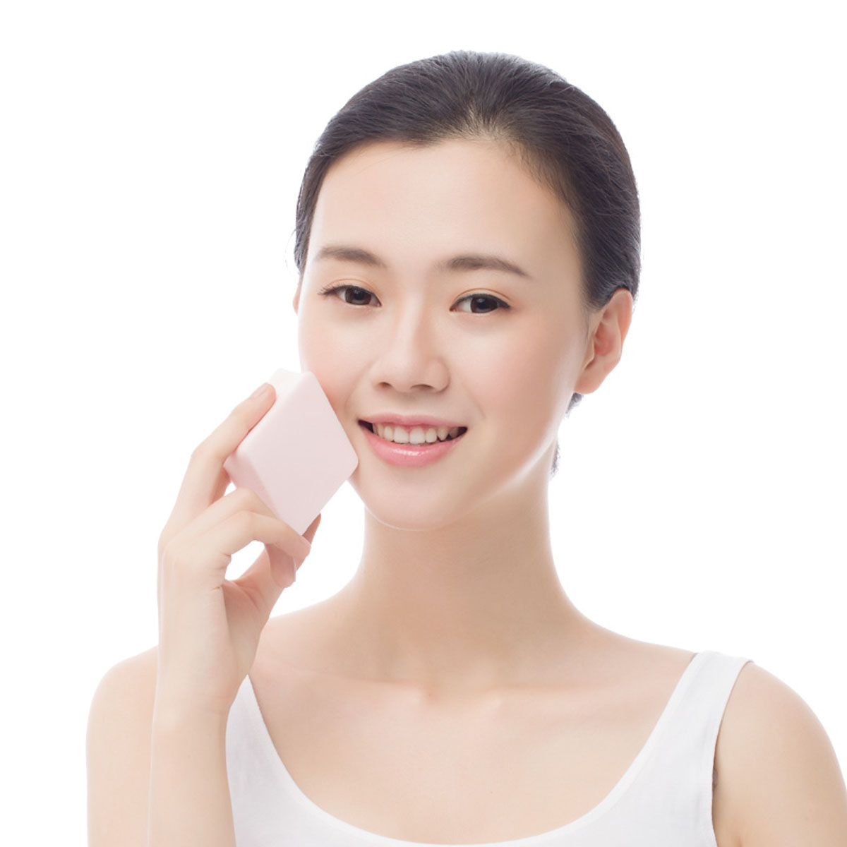 Bộ Cọ/ Bông Phấn Hồng Hình Kim Cương Minigood DMTB038