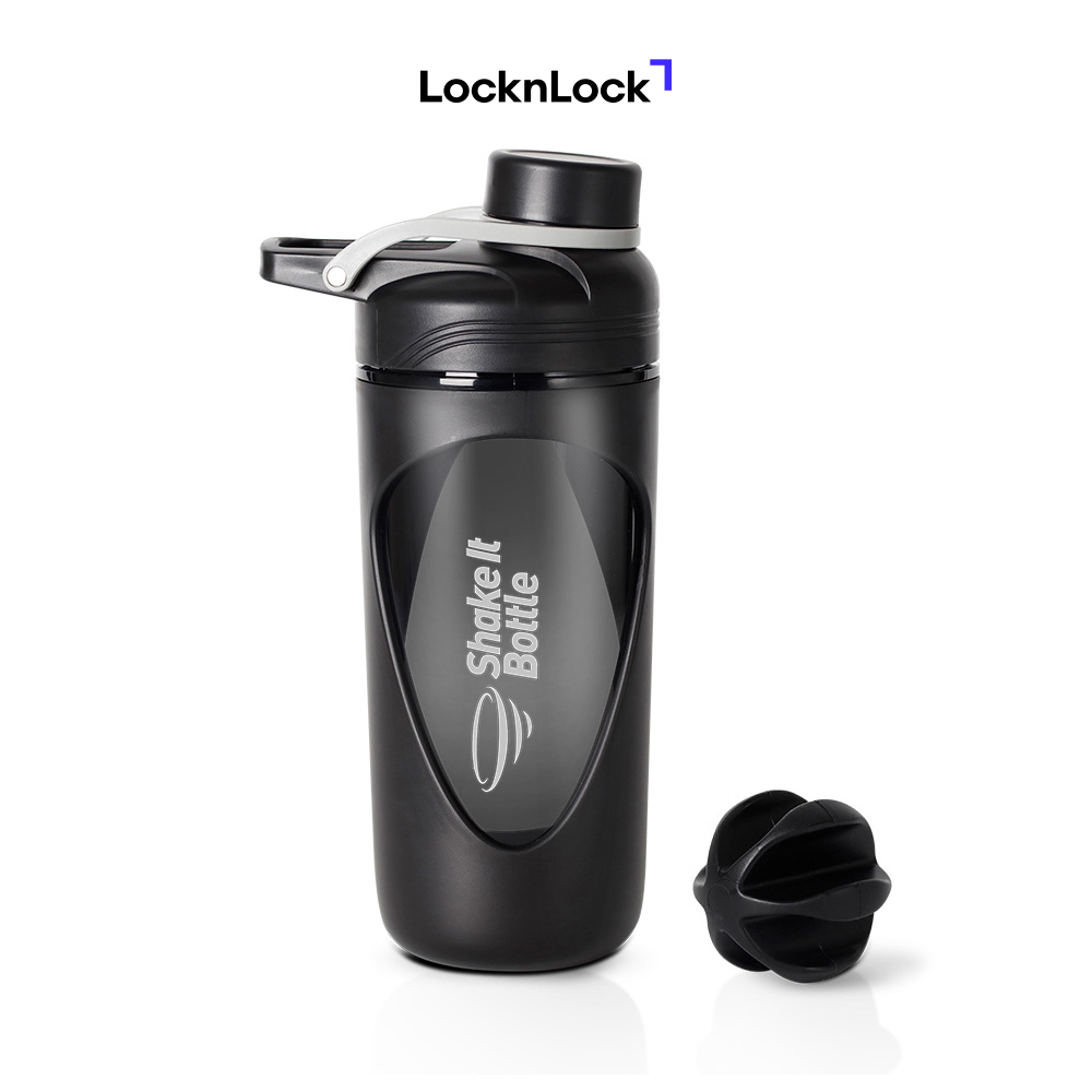 Bình lắc LocknLock Balance Shake It Bottle HAP949BLK 800ml – Màu đen