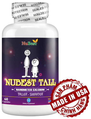 Thực Phẩm Bảo Vệ Sức Khoẻ Hỗ Trợ Tăng Chiều Cao Của Mỹ NuBest Tall Hộp 60 Viên