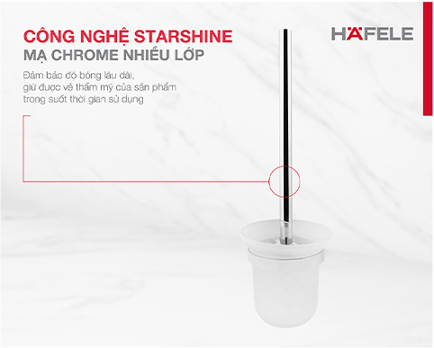 Giá Treo Cọ Vệ Sinh Hafele Chiba 580.06.071 (Hàng chính hãng)