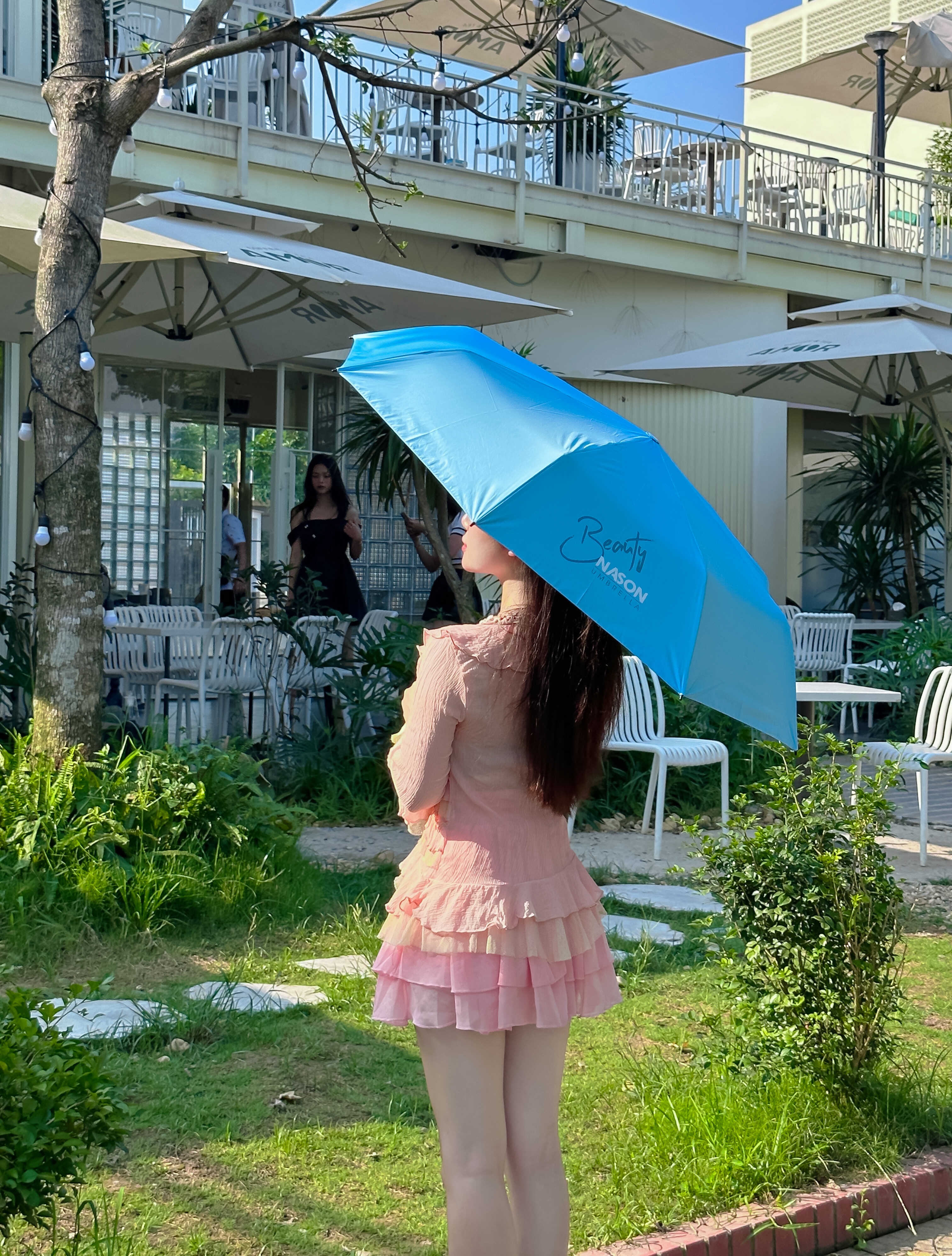 Ô tự động thông minh Nason Beauty Umbrella 8K chống tia UV, siêu chống thấm nước, khóa an toàn, màu tươi sáng hot trend