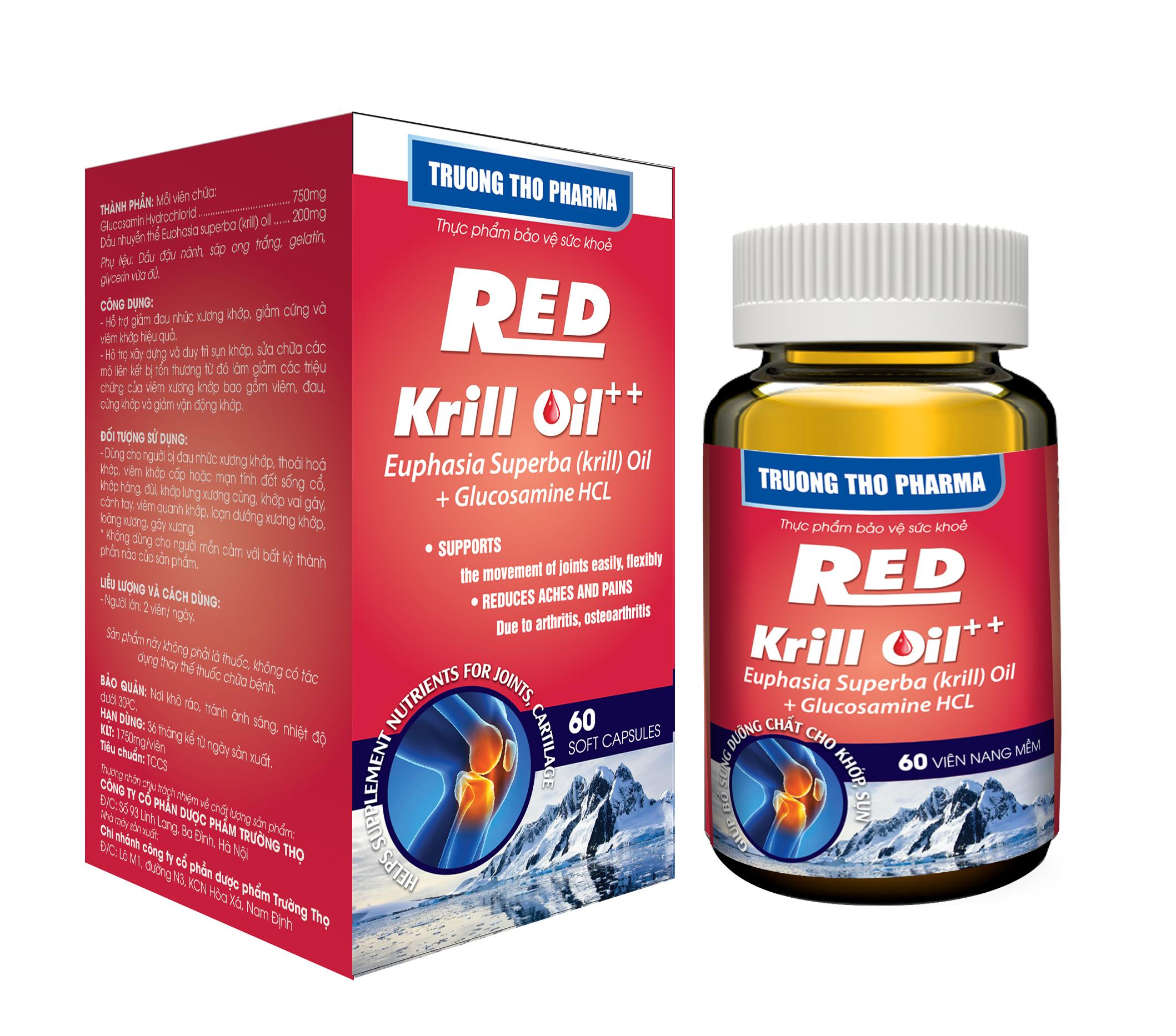RED KRILL OIL- Viên uống giúp tăng cường dịch khớp - tái tạo sụn khớp - trị viêm khớp đau khớp - giá gốc - 269.000VNĐ 5 48516c2f4add6d28e8b0464214059798