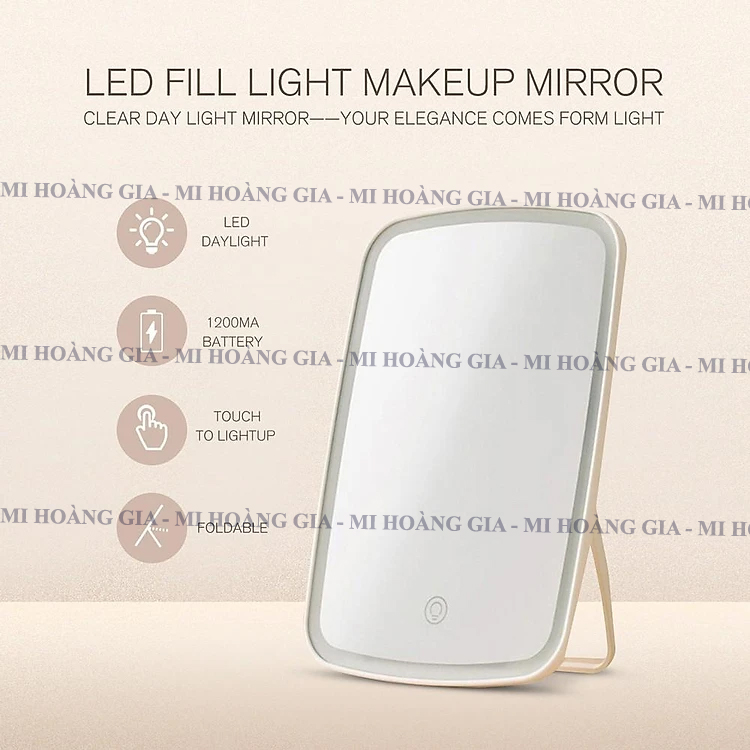 Gương Trang Điểm Xiaomi Có Đèn LED Jordan July NV026