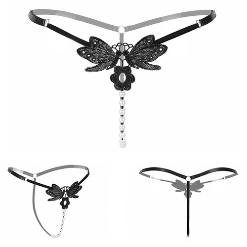 Quần lót nữ hở mông gợi cảm - đen tuyền