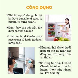 Nước xịt lau bàn ăn hữu cơ Bồ hòn tinh dầu Sả Chanh 500ml