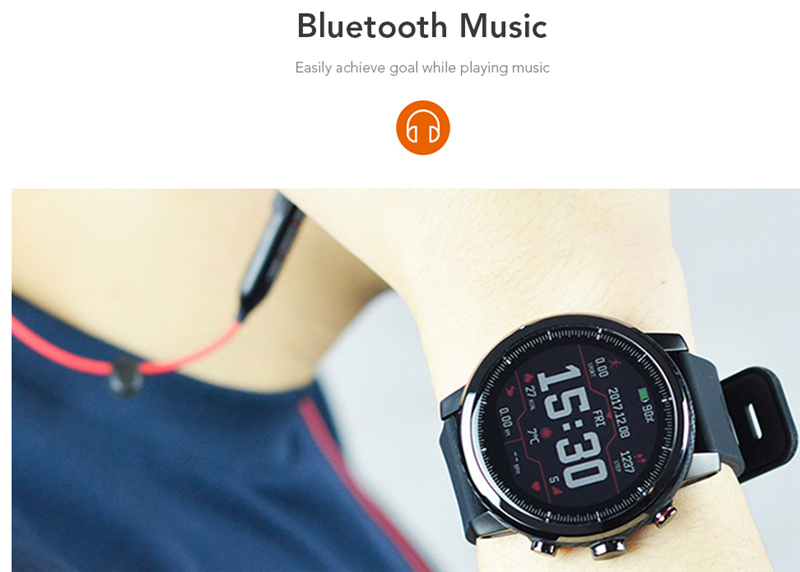 Đồng Hồ Thể Thao Thông Minh Tích Hợp GPS, Giám Sát Nhịp Tim (Phiên Bản Trung Quốc) MI Xiaomi AMAZFIT