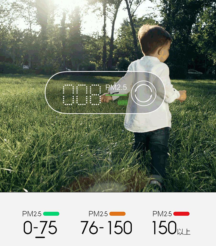 Xiaomi Smartmi PM2.5 Air Detector Portable Sensitive Mijia Air Quality Tester LED Screen Three-color Digital Indicator