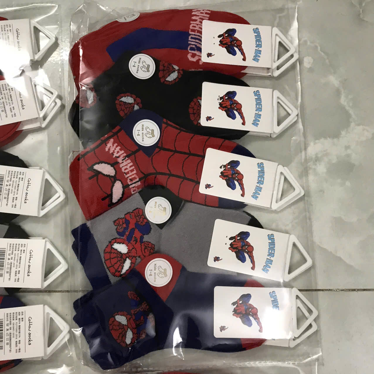 Set 5 Đôi Tất vớ trẻ em cotton mềm mịn thoáng mái cho bé trai bé gái - Tất cao cổ cho bé phong cách Hàn Quốc