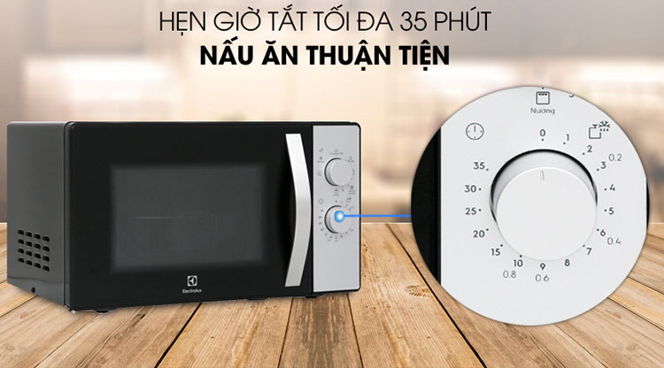 Lò vi sóng Electrolux EMG23K38GB 23 lít - HÀNG CHÍNH HÃNG