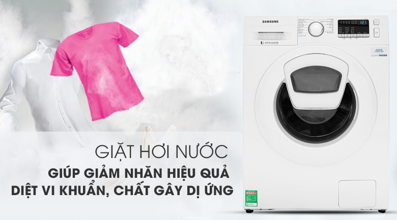 Máy Giặt Cửa Trước Inverter Samsung WW90K44G0YW/SV (9kg) - Hàng Chính Hàng - Chi Giao tại Hà Nội