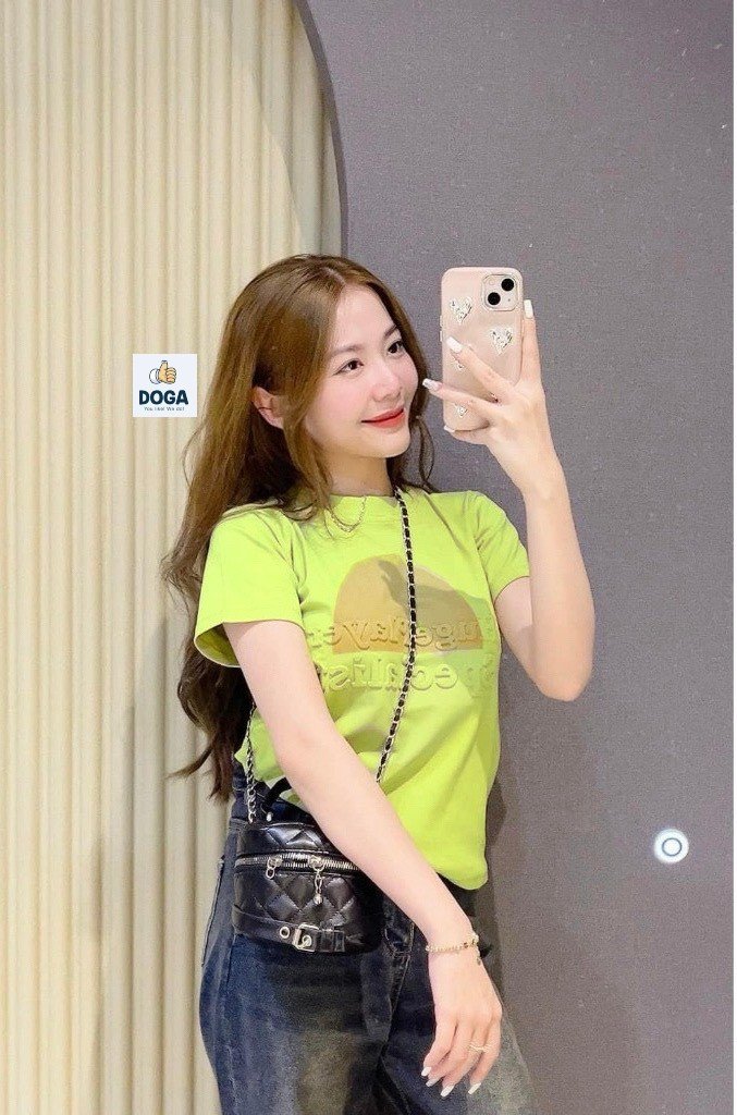 Áo thun chất BORIP COTTON Xịn chữ nổi Sỉe từ 35kg đến 68kg dáng áo baby tee  DOGA tay ngắn cổ tròn in trẻ trung màu thoáng mát, hut mồ hôi. không xù lông M174