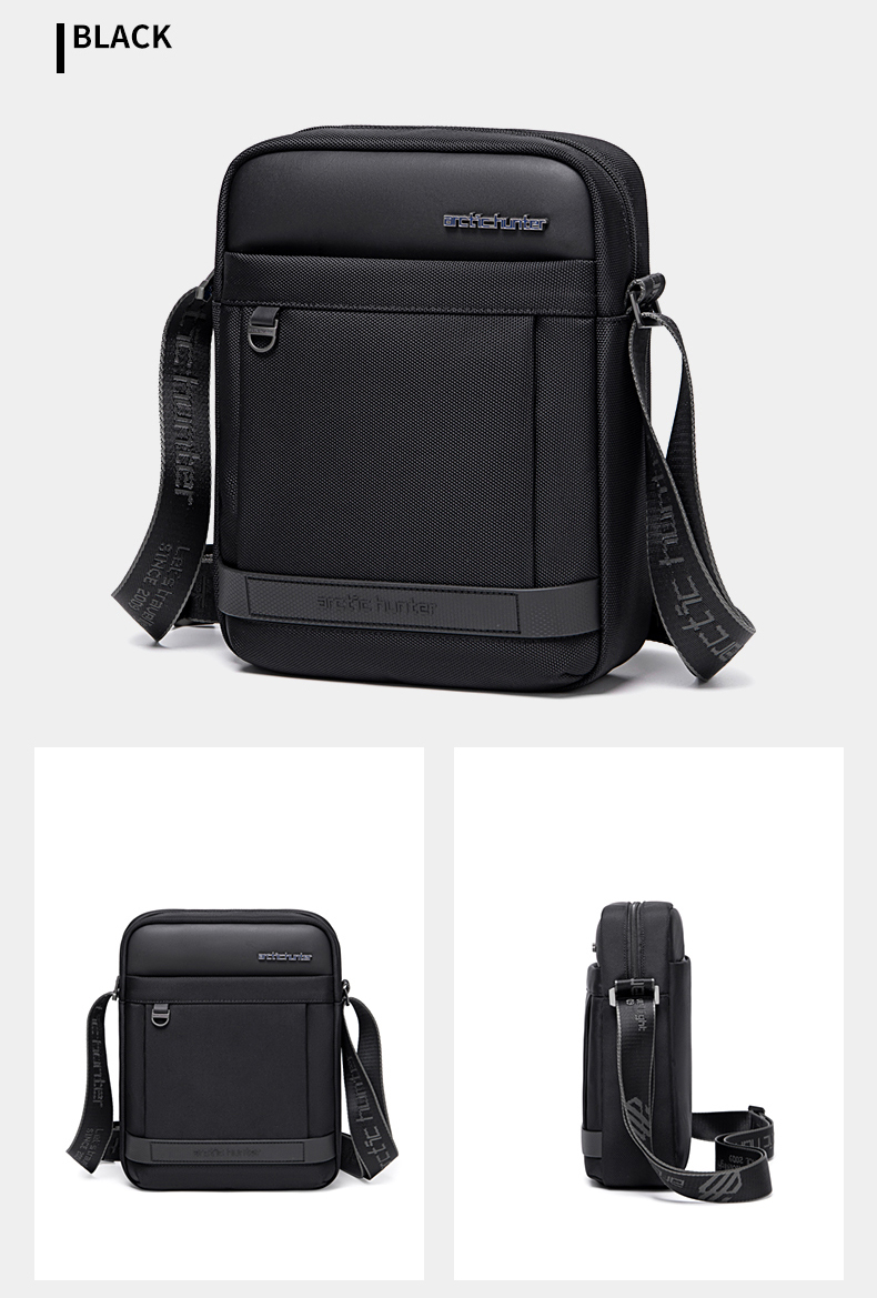 Túi đeo chéo du lịch nam Arctic Hunter K00162 chất liệu Oxford chống thấm nước, đựng ipad, thiết kế nhiều ngăn tiện dụng