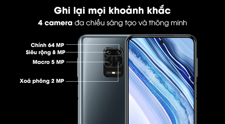 Điện thoại Xiaomi Redmi Note 9 Pro - Hàng Chính Hãng