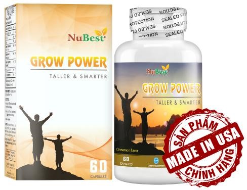 Thực Phẩm Chức Năng Viên Uống Tăng Chiều Cao Grow Power (Hộp 60 Viên)