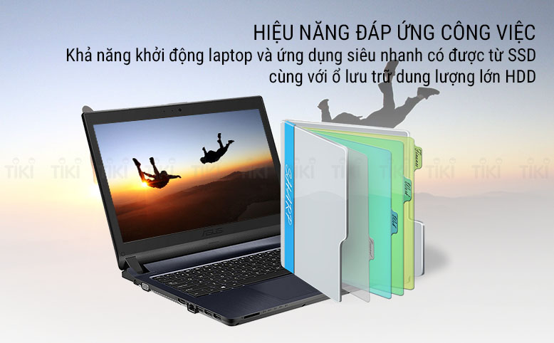 Laptop ASUS PRO P1440FA-FA0420T (Core i3-8145U/ 4GB/ 256GB SSD/ 14 FHD/ Win10) - Hàng Chính Hãng